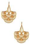 Buy_Zariin_22kt Cutout Drop Earrings_at_Aza_Fashions