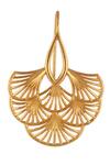 Zariin_22kt Cutout Drop Earrings_Online_at_Aza_Fashions