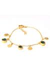 Buy_Zariin_22kt Stone Bracelet _at_Aza_Fashions