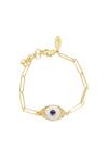 Buy_Zariin_22kt Evil Eye Bracelet _at_Aza_Fashions
