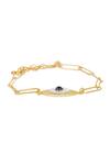 Zariin_22kt Evil Eye Bracelet _Online_at_Aza_Fashions