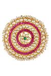 Buy_Auraa Trends_Gold Plated Pearls, Stones Kundan Juda Pin _at_Aza_Fashions