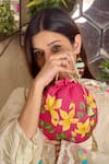 Shop_Anaya by Akruthi_Pink Embroidered Potli Bag_Online_at_Aza_Fashions
