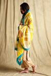 Priyanka Raajiv Yellow Silk, Cotton, Banarasi Dupatta Online at Aza Fashions Priyanka Raajiv_Yellow Silk, Cotton, Banarasi Dupatta _Online_at_Aza_Fashions