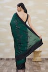 Shop Kommal Sood Green Georgette Sequins Embellished Saree at Aza Fashions Shop_Kommal Sood_Green Georgette Sequins Embellished Saree _at_Aza_Fashions