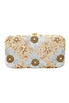 Buy_A Clutch Story_Gold Embellished Sequin Clutch With Sling _at_Aza_Fashions