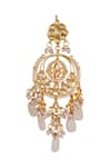 Buy_Chhavi's Jewels_Gold Plated Kundan Chandbalis _Online_at_Aza_Fashions