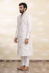 Buy_Arihant Rai Sinha_White Silk Embroidered Kurta Set _Online_at_Aza_Fashions