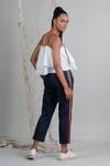 Shop_Chillosophy_White Poplin Embroidery Square Neck Tiered Top  _at_Aza_Fashions