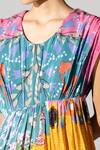 Shop_Limerick by Abirr N' Nanki_Multi Color Crepe Printed Dress_Online_at_Aza_Fashions