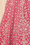 Shop_Mrunalini Rao_Raw Silk Embroidered Lehenga Set_Online_at_Aza_Fashions