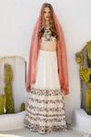 Shruti Sancheti_White Silk Lehenga Set_Online_at_Aza_Fashions