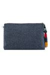 Shop_5Elements_Grey Embroidered Beaded Zipper Pouch_at_Aza_Fashions