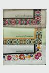 Buy_Rabani & Rakha_Multi Color Printed Pocket Square Gift Box Set Of 3 _at_Aza_Fashions