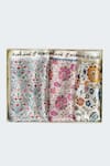 Buy_Rabani & Rakha_Multi Color Printed Pocket Square Gift Box Set Of 3 _at_Aza_Fashions