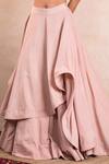 Buy Shikha And Srishti Design Pink Organza V Neck Layered Lehenga Set Online at Aza Fashions Buy_Shikha And Srishti Design_Pink Organza V Neck Layered Lehenga Set _Online_at_Aza_Fashions
