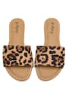 Shop_Daisie_Brown Leopard Print Sliders _at_Aza_Fashions