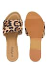 Buy_Daisie_Brown Leopard Print Sliders _Online_at_Aza_Fashions