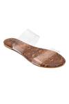 Daisie_Brown Animal Print Transparent Strap Flats _Online_at_Aza_Fashions