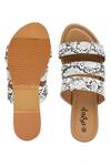 Shop_Daisie_White Animal Print Flats _Online_at_Aza_Fashions