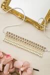 Shop_Amama_White Beads Hazel Choker_at_Aza_Fashions