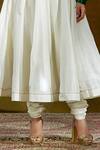 Buy_Weaver Story_Off White Mulberry Silk Lining Cotton Round Anarkali Set _Online_at_Aza_Fashions