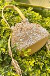 Buy_Adora By Ankita_Gold Sequins, Pearls, Cut Work Poly Silk Embellished Potli Bag _Online_at_Aza_Fashions