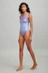 Buy_Dash and Dot_Purple Outer 78% Recycled Polyester Embellished Sequins Swimsuit  _Online_at_Aza_Fashions