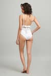 Shop_Dash and Dot_White Outer 78% Recycled Polyester Embroidered Floral Round Swimsuit  _at_Aza_Fashions