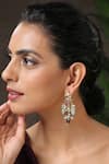 Buy_Paisley Pop_Gold Plated Kundan Stone Drop Danglers _at_Aza_Fashions