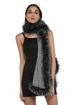 Shop_Rhe-Ana_Black Faux Fur Shawl _at_Aza_Fashions
