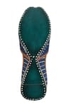 Shop_Imlee Jaipur_Blue Gota Patti Embroidered Juttis _Online_at_Aza_Fashions