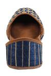 Imlee Jaipur_Blue Gota Patti Embroidered Juttis _at_Aza_Fashions