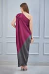 Shop_NA-KA_Purple Satin One Shoulder Gown _at_Aza_Fashions