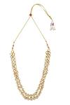 Shop_Ruby Raang_Gold Kundan Layered Necklace _at_Aza_Fashions