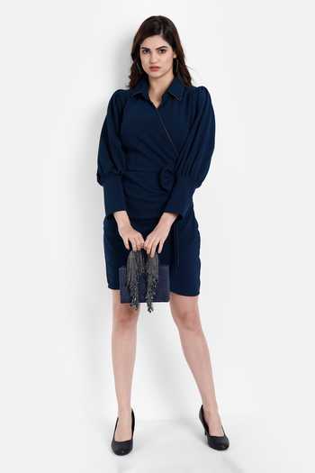 Shop_Born Flash_Blue Beads Echinops Sling Bag _at_Aza_Fashions