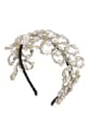 Born Flash_Gold Crystal Amerie Hairband _Online_at_Aza_Fashions