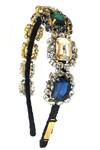 Buy_Born Flash_Multi Color Stones Maddie Hairband _at_Aza_Fashions