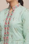 Shop_Arihant Rai Sinha_Green Georgette Sequin Embroidered Kurta Lehenga Set_Online_at_Aza_Fashions