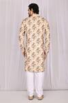 Shop_Samyukta Singhania_Multi Color Cotton Printed Floral Motifs Kurta And Pant Set For Men_at_Aza_Fashions