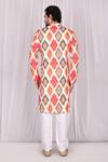 Shop_Samyukta Singhania_Multi Color Cotton Printed Geometric Kurta Set_at_Aza_Fashions