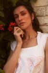 TheRealB_White Cotton Sweet William Scalloped Dress_at_Aza_Fashions