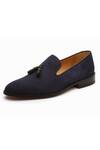 3dm Lifestyle_Blue Suede Tassel Loafers  _Online_at_Aza_Fashions