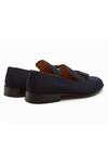 3dm Lifestyle_Blue Suede Tassel Loafers  _at_Aza_Fashions