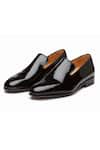 3dm Lifestyle_Black Leather Penny Loafers  _Online_at_Aza_Fashions