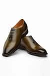 Buy_3DM LIFESTYLE_Black Oxford Leather Shoes  _at_Aza_Fashions