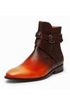 3dm Lifestyle_Red Leather Jodhpur Boots _Online_at_Aza_Fashions