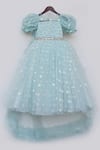 Shop_FAYON KIDS_Blue Net Embellished Star Motifs Ball Gown _Online_at_Aza_Fashions