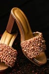 Shop_Foot Fuel_Pink Embellished Pearl Work Block Heels _at_Aza_Fashions