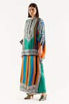 Shop_Rajdeep Ranawat_Multi Color Satin Gloria Layered Pant_Online_at_Aza_Fashions